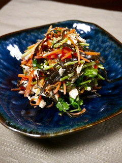 簡単!三つ葉昆布☆鶏サラダ-レシピのメイン写真