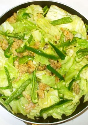 豚肉とキャベツの炒めもの♪カレー味-レシピのメイン写真