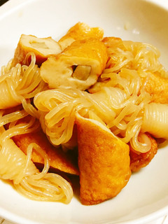 お弁当にも♪糸こんとごぼう天のサッと煮-レシピのメイン写真
