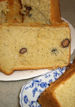 ふわふわノンオイル黒豆シフォンケーキ-レシピのメイン写真