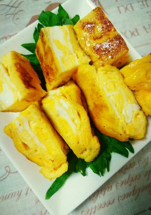 甘い卵焼き❤お弁当やおにぎりに!-レシピのメイン写真