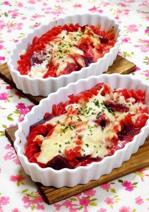 ビーツde真っ赤なグラタン♡-レシピのメイン写真