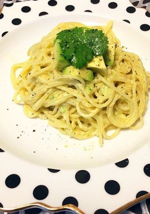 アボカドとたらこのクリームパスタ-レシピのメイン写真