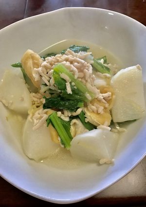 お正月の食べ過ぎを助けるかぶの煮物！-レシピのメイン写真