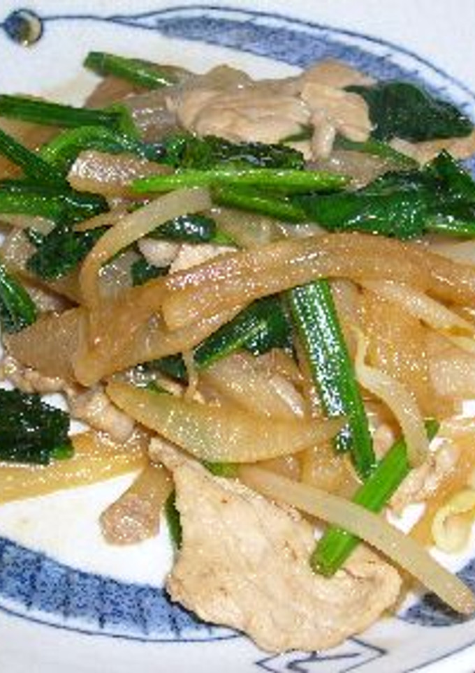 大根と青菜のオイスターソース炒め-レシピのメイン写真