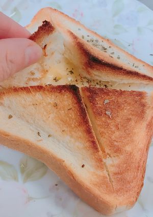 朝ごはんに！中からびっくり？トースト！-レシピのメイン写真