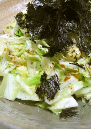 簡単♪キャベツの焼き海苔サラダ-レシピのメイン写真