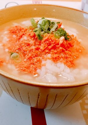 朝ごはんに♡ 鮭フレークで簡単＊鮭雑炊-レシピのメイン写真