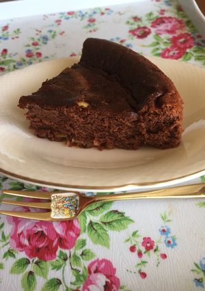 バレンタインオレンジ香る生チョコ風ケーキ-レシピのメイン写真