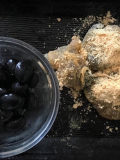 黒豆煮リメイク♡あっという間のわらび餅-レシピのメイン写真