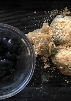 黒豆煮リメイク♡あっという間のわらび餅-レシピのメイン写真