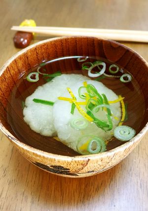 レンジで簡単 大根餅のお吸い物-レシピのメイン写真