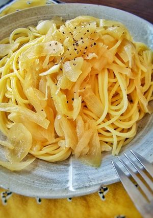 超お薦め！玉ねぎだけで絶品パスタ♪-レシピのメイン写真