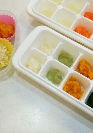 離乳食初期 美味しい10種の野菜ペースト-レシピのメイン写真