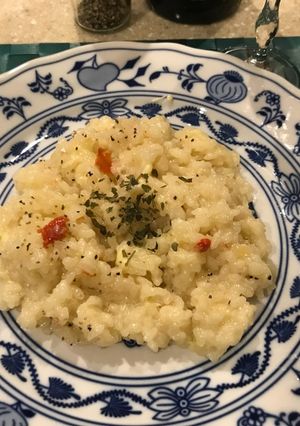 蟹の殻で作るカニのチーズリゾット-レシピのメイン写真
