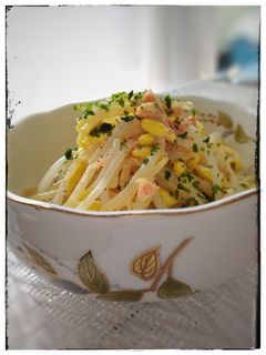 豆もやしの鮭マヨ和え-レシピのメイン写真