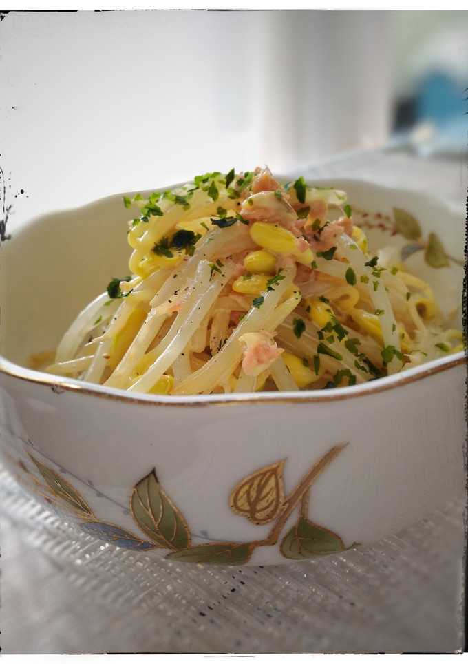豆もやしの鮭マヨ和え-レシピのメイン写真