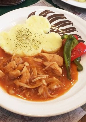 ミートストロガノフ風マッシュポテト添え-レシピのメイン写真