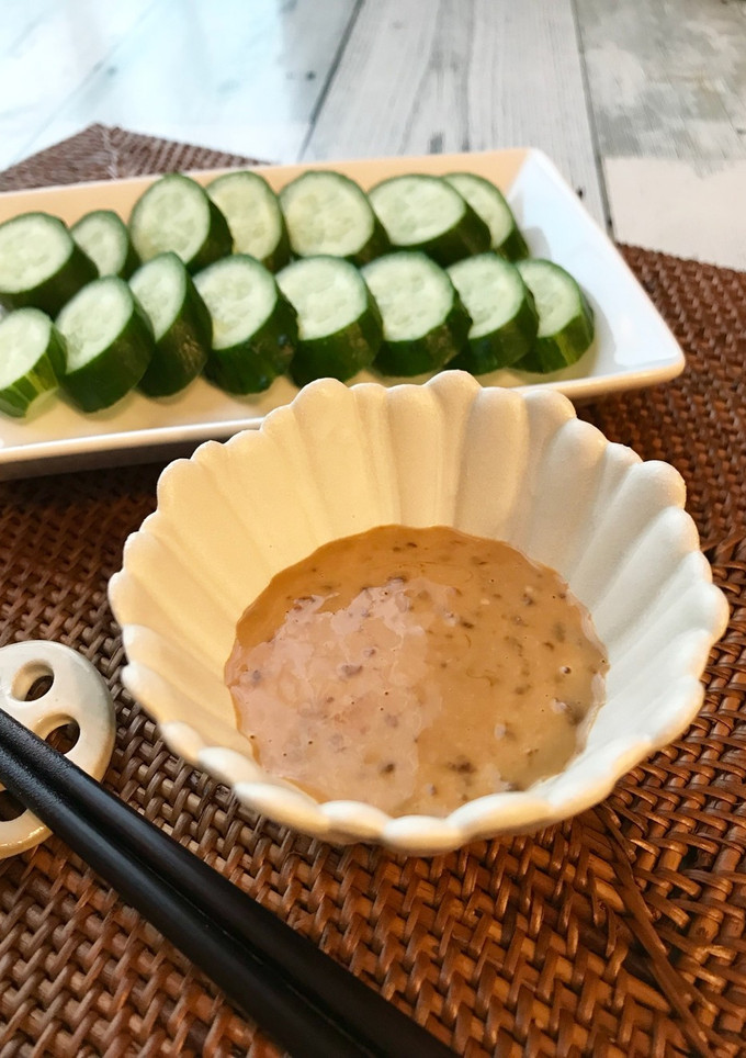 簡単おつまみ！きゅうりのマヨ醤油ディップ-レシピのメイン写真