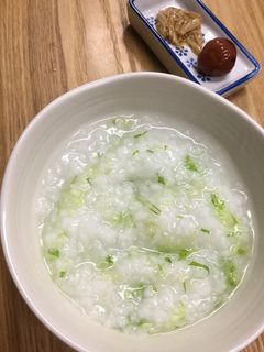 簡単・七草粥風(レトルトのお粥使用)-レシピのメイン写真