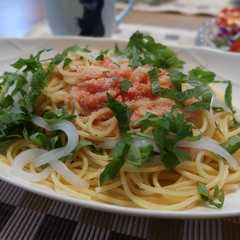 รูปของ 超簡単！明太子いかパスタ♪