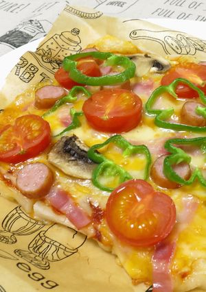 【トースター】余った餅で簡単餅ピザ♪-レシピのメイン写真