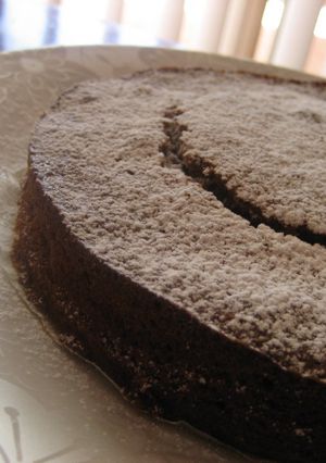 チョコとバナナのしっとりケーキ-レシピのメイン写真
