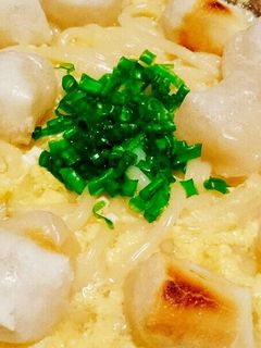 【鍋の〆】卵とじ力うどん-レシピのメイン写真