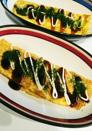 【時短】ひき肉でとんぺい焼き-レシピのメイン写真