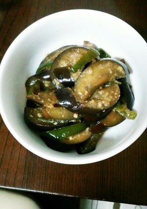 茄子とピーマンの味噌炒め-レシピのメイン写真
