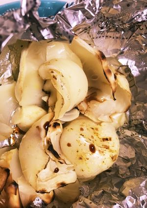 魚焼きグリルで簡単♡ゆりねのホイル焼き-レシピのメイン写真