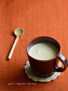*酒粕ドリンク*酒粕ときな粉の豆乳ラテ-レシピのメイン写真