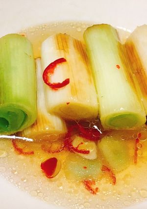 焼きねぎの中華風おひたし-レシピのメイン写真