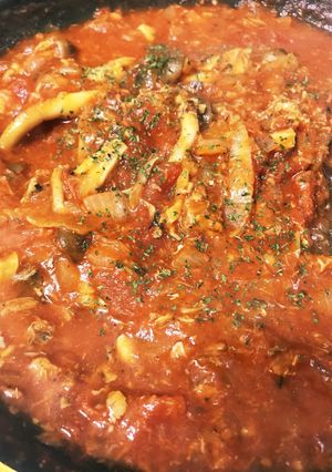 超簡単 ワインに合う！サバのトマト煮込み-レシピのメイン写真