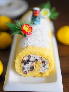 ゆずの米粉ロールケーキ-レシピのメイン写真