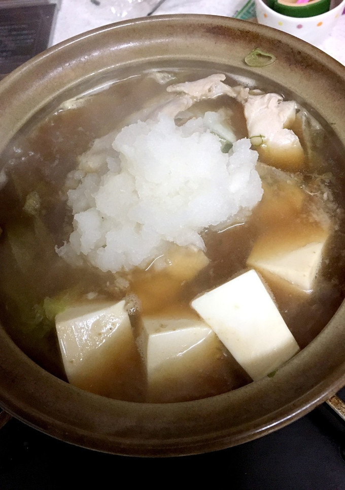 鰤のアラで簡単なみぞれ鍋-レシピのメイン写真