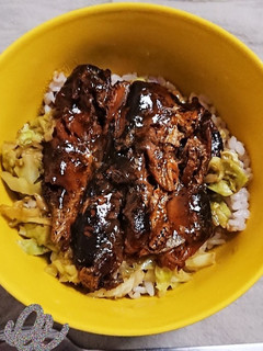 簡単!いわしの蒲焼き丼(缶詰アレンジ)-レシピのメイン写真