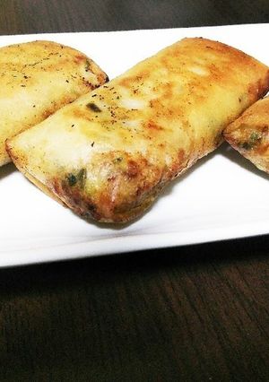 炒めず包んで揚げるだけの貧乏春巻き!!-レシピのメイン写真