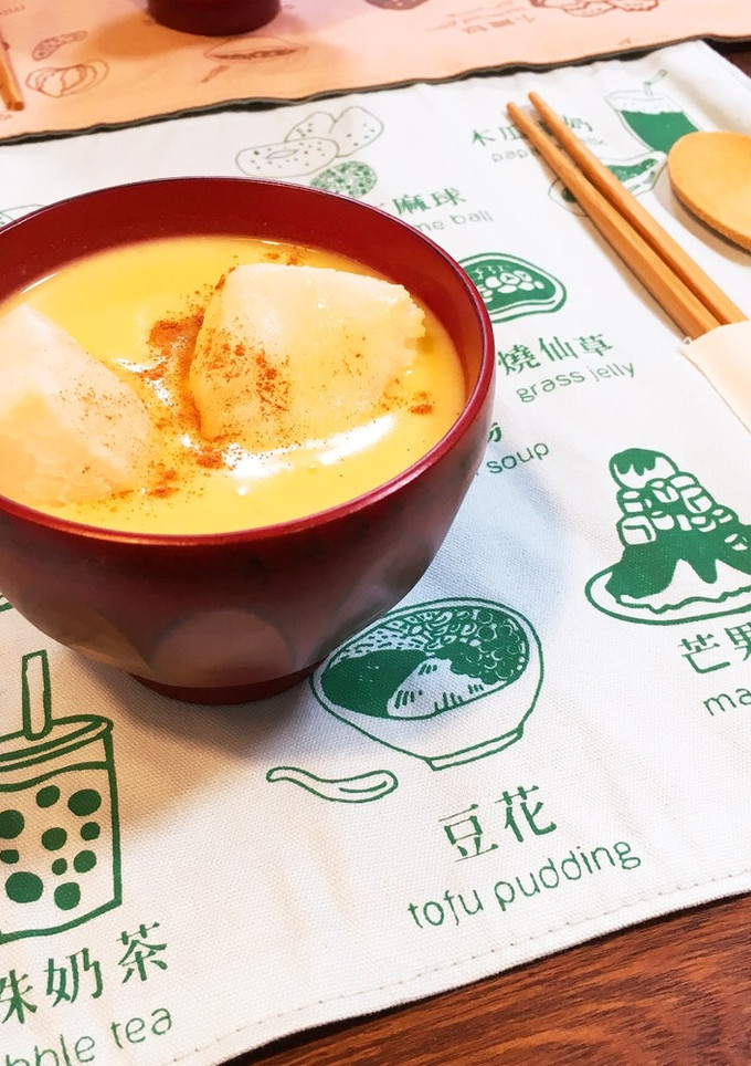 簡単リメイク♡ 栗きんとんのミルク汁粉-レシピのメイン写真