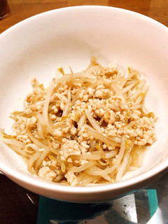 高タンパク低カロリー 鶏ひき肉もやし煮-レシピのメイン写真