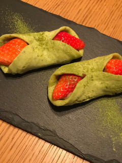 いちご抹茶ミニクレープ-レシピのメイン写真