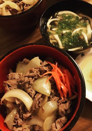 さっと煮かんたん牛丼-レシピのメイン写真