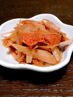 梅でさっぱり◎ごぼうのお漬物-レシピのメイン写真