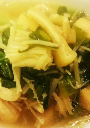 もう１品あげと菜っ葉で炊いた❤ゆりさん風-レシピのメイン写真