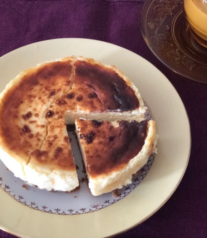 有名店☆バスクの焦がしチーズケーキ-レシピのメイン写真