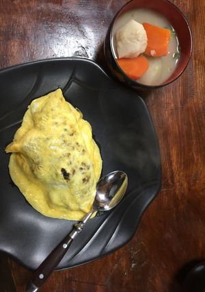担々麺風オムライス-レシピのメイン写真