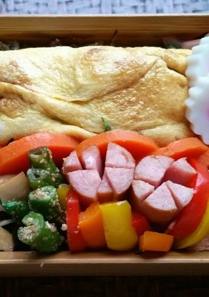 【缶詰アレンジ】鯖の味噌煮オムレツ-レシピのメイン写真
