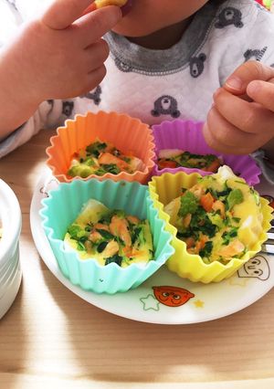 離乳食 食パンで簡単パンキッシュ-レシピのメイン写真