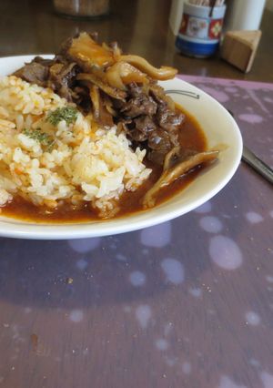 レンジでビーフストロガノフ-レシピのメイン写真