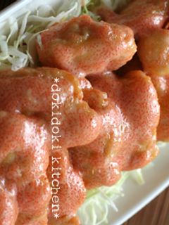 ササミのたらこマヨネーズ和え-レシピのメイン写真